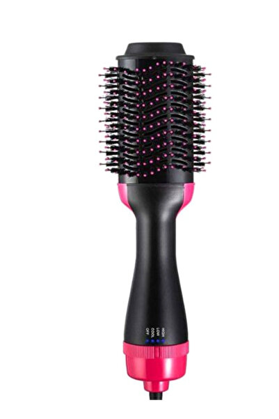 Generic Multi-Function Infrared Anion Hot Roller Hair Dryer And Styler - Black/Pink 34 x 7.5cm