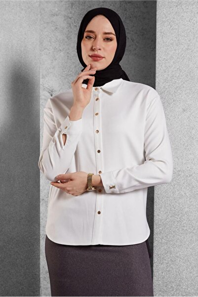 Alvina 45126 Μπλούζα με γιακά πουκάμισο μοντέλου