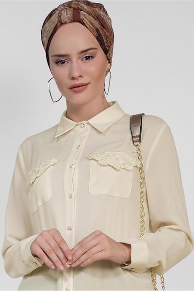 Alvina Detalj perle i Vezena tunika 4215