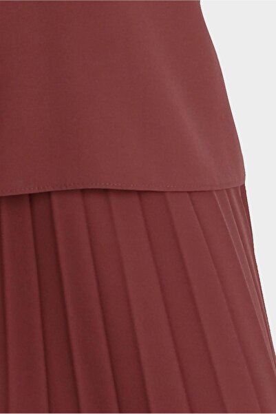 Alvina Printed Detail Double Skirt Suit 42612