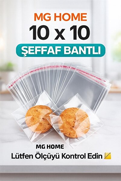 MG HOME كيس حلوى شيكولاتة ذاتي اللصق مقاس 10x10 مع شريط جيلاتيني، وزن 1 كجم، ...