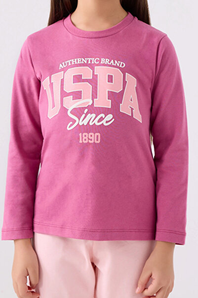 Rolypoly Lány rózsaszín hosszú ujjú pizsama szett