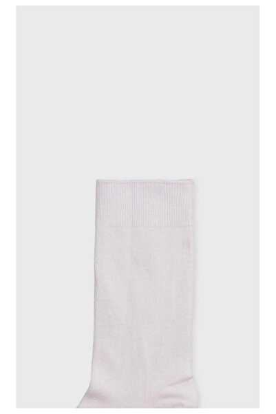 Buly Дълги чорапи от памук в цвят екрю
