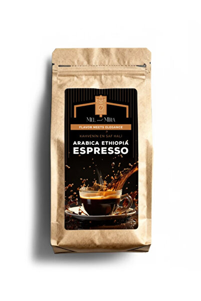 Mel and Mira %100 Arabica Ethiopia Espresso 200g. | Çekirdek Kahve | Odun Ate...