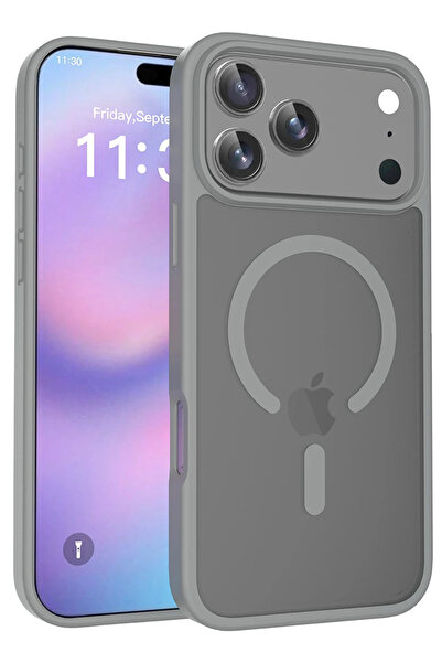 Joko غطاء جوال ابل ايفون 17 برو جوتا ماج سيف - رمادي تيتان