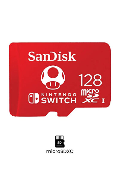 SanDisk microSDXC UHS-I card for Nintendo Switch - 100MB/s Read; 90MB/s Write, 128 GB