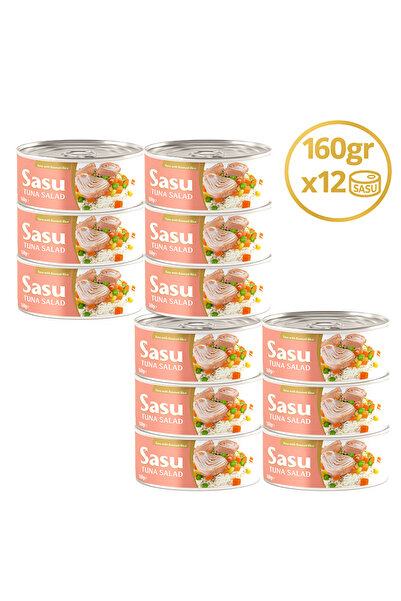 SASU Basmati Pirinçli Ton Salata 12x160 Gr Iri Parça
