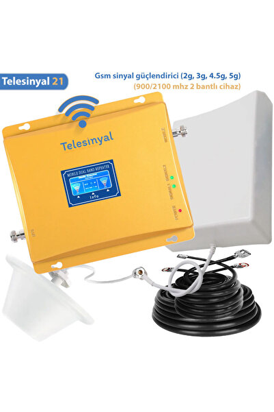 Telesinyal Telefon Sinyal Güçlendirici Ve Yükseltici (çift Bant 2100 Mhz)
