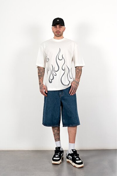 No Future Urban Flames T-Shirt Nf0470Gra
