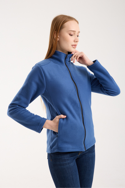 KAPHONE Women's Full Zip 2-Pocket Fleece Jacket