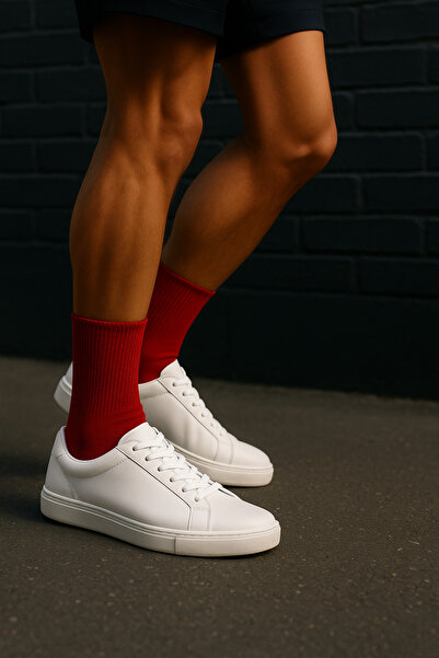 Katia&Bony Ανδρικές κάλτσες με μακριά μύτη με βάση πετσέτας, βασικές κάλτσες ...