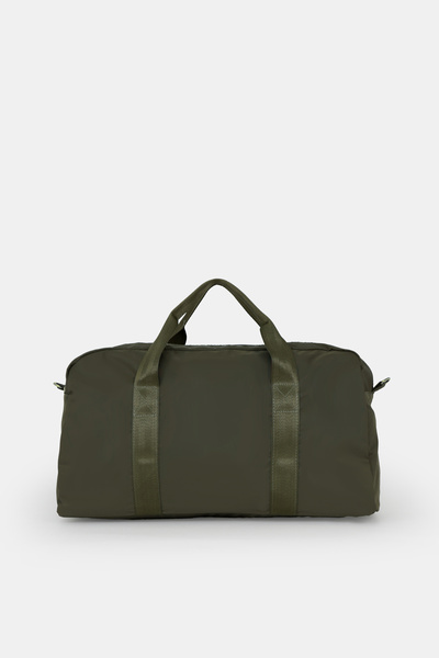 ICONE BAG Khaki Sports Women & Men Sports Bag, Unisex Sports Fitness Gym Bag with Parachute Fabric Front Pocket