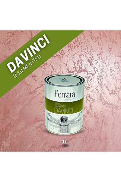 Ferrara Design Vopsea decorativa perlata Davinci, Ferrara Design, cod DAA24, 1lt