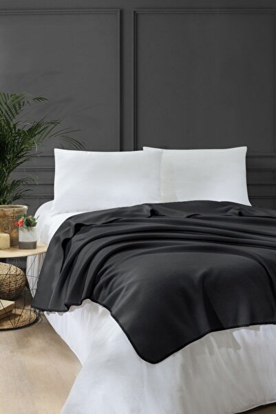 Denizli Concept بطانية بلوم بولار أسود 130x170 سم