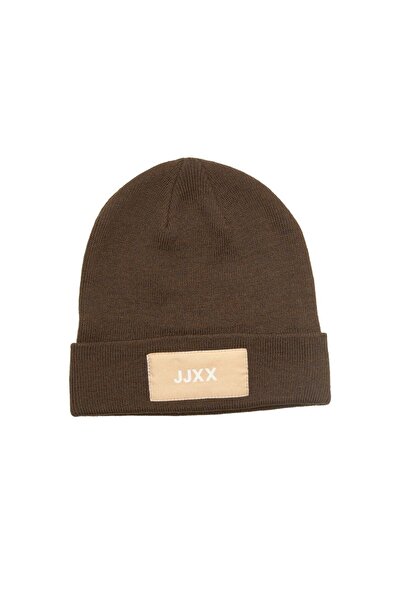 Jack & Jones Jxbasic Logo Beanie Acc Sn Women's Brown Beanie - 12205033
