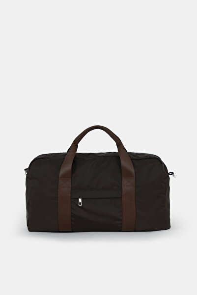 ICONE BAG Bitter Coffee Sports Women & Men Duffel Bag, Parachute Fabric Unisex Sports Fitness Gym Bag with Front Pocket