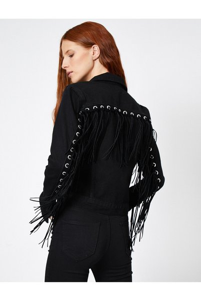 Koton Women's Black Jacket 0KAK57902OD