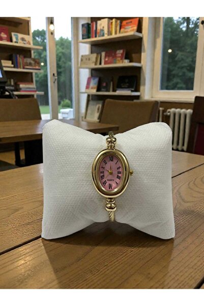 Gerçek Hediyelik Women's Wristwatch - Stylish, Minimal Watch, Gold Color Cuff...