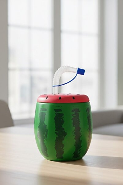 Buffer ® Karpuz Model Kendiliğinden Pipetli 900 Ml Suluk, Matara