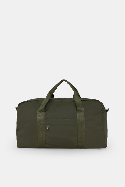 ICONE BAG Khaki Sports Women & Men Sports Bag, Unisex Sports Fitness Gym Bag with Parachute Fabric Front Pocket