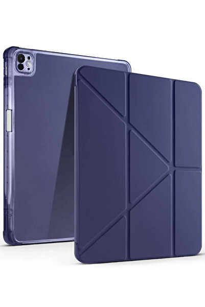 NewFace iPad Air 13 Compatible (2024) Case Mars Tablet Case with Pen Holder (120958) - Navy Blue