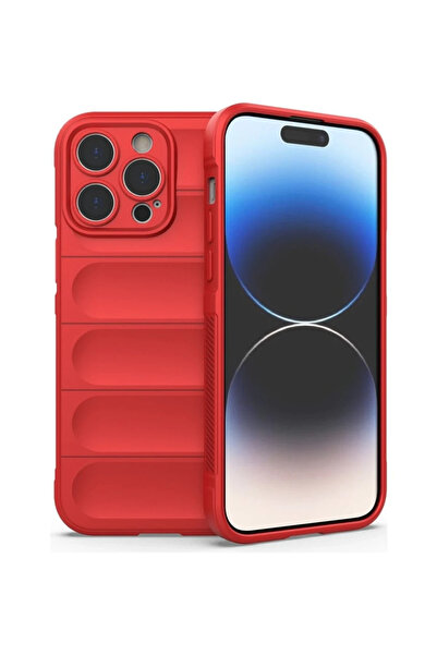 NewFace حافظة آيفون 16 برو ماكس من آر دي بي واي دي إن، سيليكون أوبتيموم (130527) - أحمر