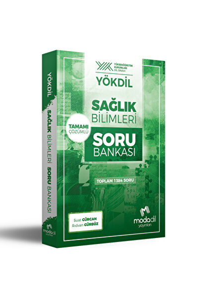 Modadil Yayınları Modadil YÖKDİL Sağlık Bilimleri Tamamı Çözümlü Soru Bankası