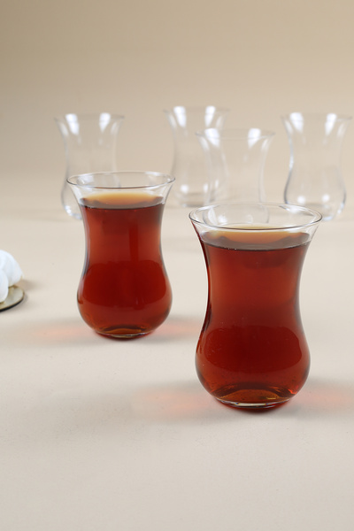 Rakle Pure imported thin glass 6-piece tea cup set 120 cc