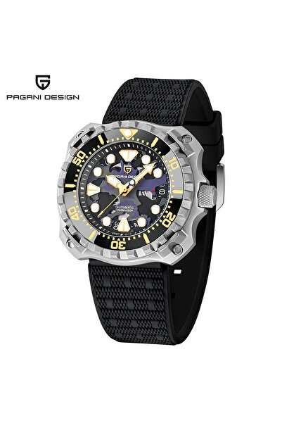 Pagani design PD-YN009 Erkek Askeri Kamuflajlı 40,7 MM 200 M Su Geçirmez NH35...