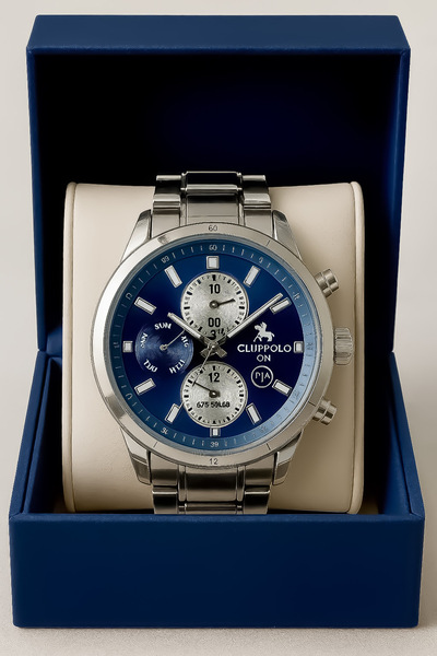 S.POLO Marka Su Geçirmez Siyah Erkek Kol Saati Bileklik Hediyeli