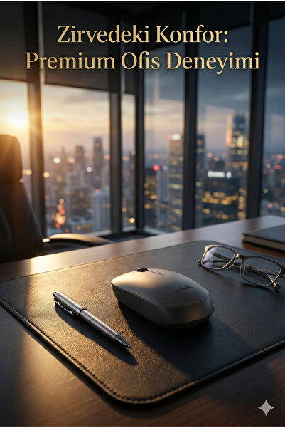 Philips Spk7438 Kablosuz Mouse Bluetooth Mouse Çift Mod 3tuşlu Sessiz Mouse Gri Pil Dahil Resmi Distribütör