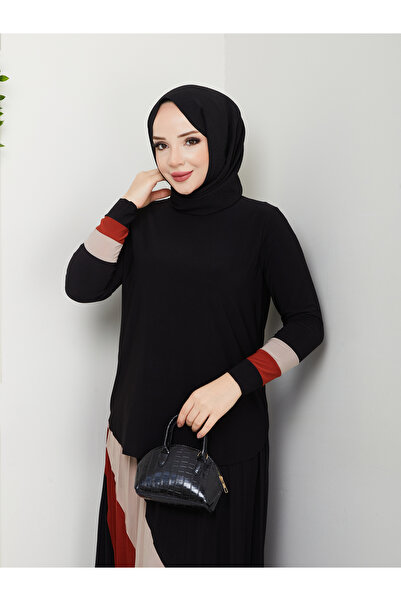 MODAMÜNASİP Υπέροχο Σετ Σαντιζ Φούστας Δύο Τεμάχια