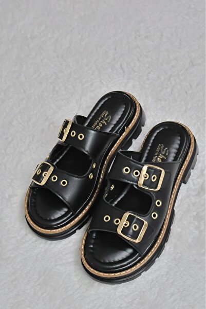 asmi shoes Жіночі капсульні тапочки з подвійною стрічкою, товстою підошвою та...