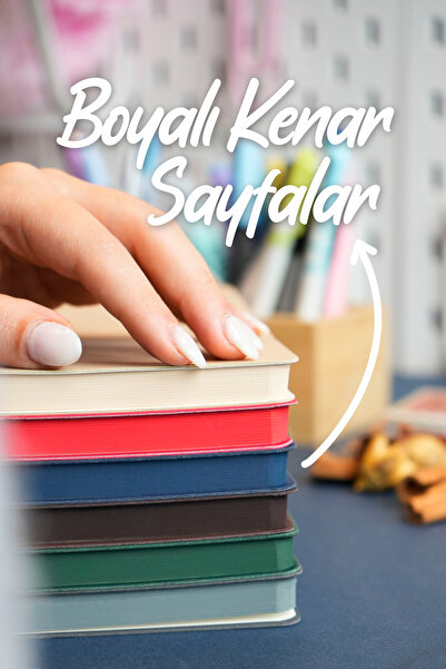 Victoria's Journals Smyth Stripes A5 Flexible Cover Vegan Leather Notebook – 192 Pages, 80g Ivory Paper, Colored Edge