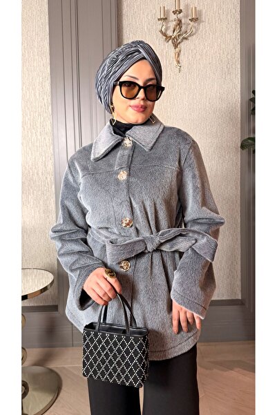 İkoll Buttoned Belted Jacket