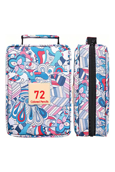 Choice مجموعة أقلام تلوين احترافية من 72 لونًا باللون الأزرق، 180 لونًا، أقلام زيتية غير سامة للرسم الفني