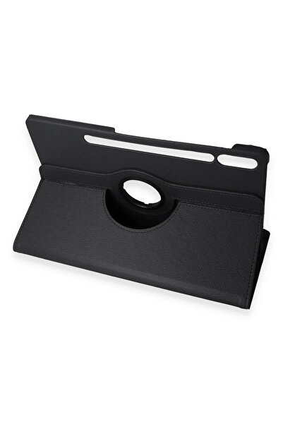 NewFace حافظة جلدية لجهاز سامسونج جالاكسي X610 تاب S9 FE بلس 12.4 بوصة، حماية 360 درجة (161245) - أسود