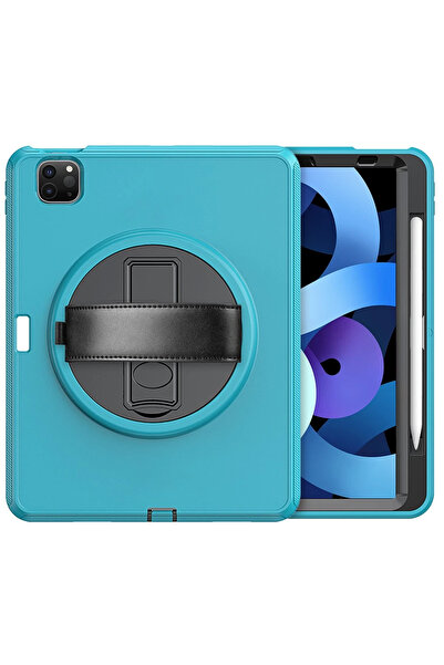 NewFace Rdbydn iPad Pro 11 (2018) Case Hand Strap Tablet Case (151754) - Turquoise