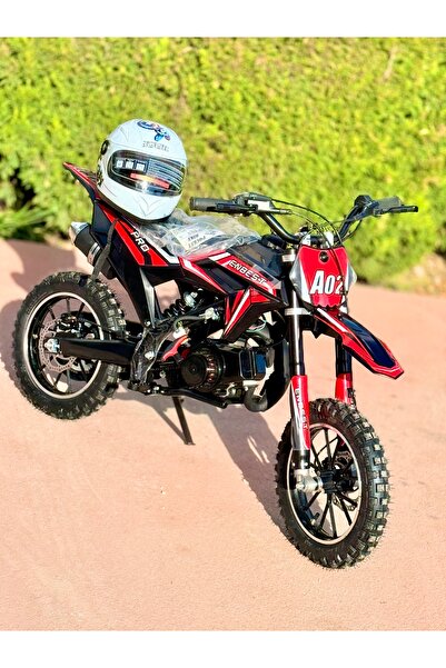 ENBEST A02 PRO BENZİNLİ ÇOCUK CROS MOTORU+KASK