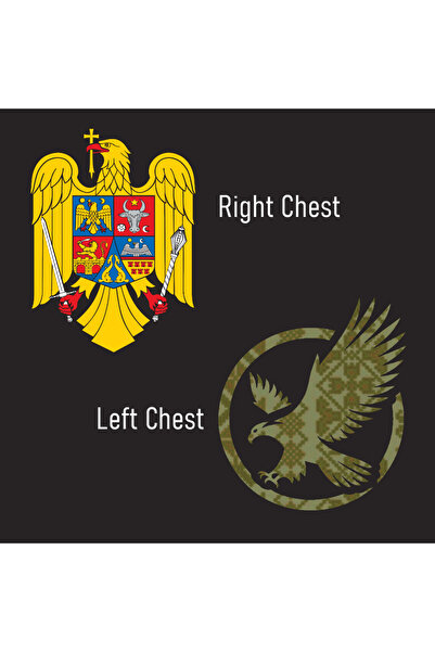 Crea Eymer Wear Ukraine Emblem Design - Military - Full Zipper Softshell Fleece - Softshell Fleece Jacket Khaki