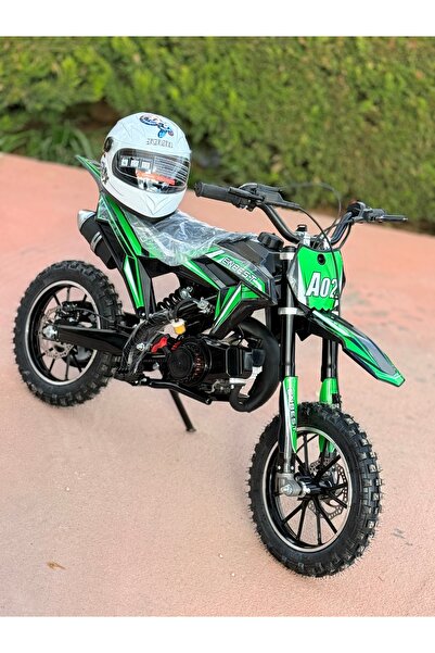 ENBEST A02 PRO BENZİNLİ ÇOCUK CROS MOTORU+KASK+MOTOR YAĞI