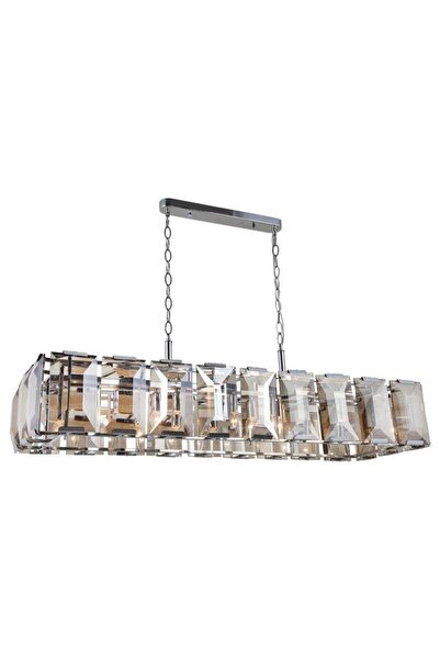 LUCEA TALISCA KROM DİKDÖRTGEN 10'LU AVİZE