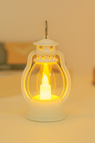 Telvesse Led Mum Mini Kamp Tipi Pil Dahil Dumansız Alev Ledli Yapay Dekoratif...