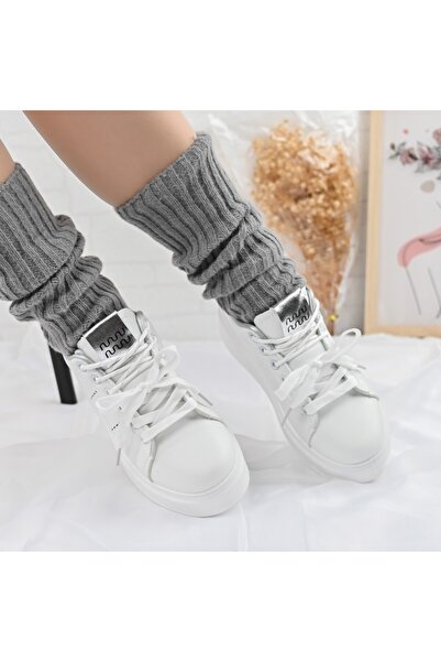 Tmall Pantofi Sport De Dama,Din Piele Ecologica,D1373,Alb cu Silver