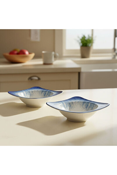Güral Porselen Spinoza 6 Piece 15x15 Cm Bone Bowl Set - 845
