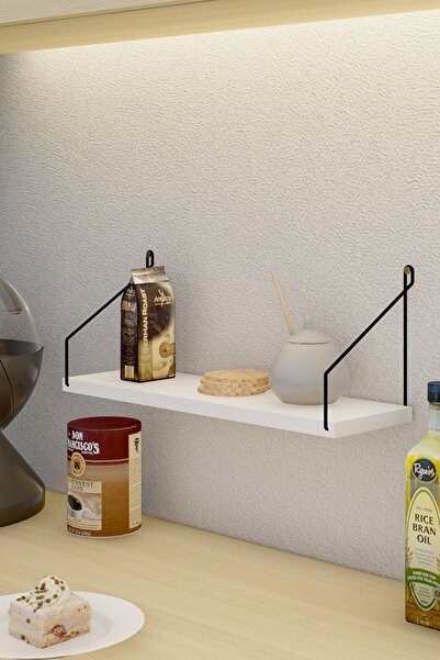 Roomie Home Duvar Rafı Kitaplık Mutfak Banyo Yaşam Alanı 3'lü Set 15x55 Cm