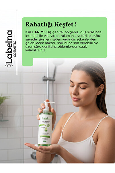 Labelna Cosmetic Genital Bölge ( Özel Bölge) Koku , Akıntı Giderici İNTİM Jel 2'Li Set