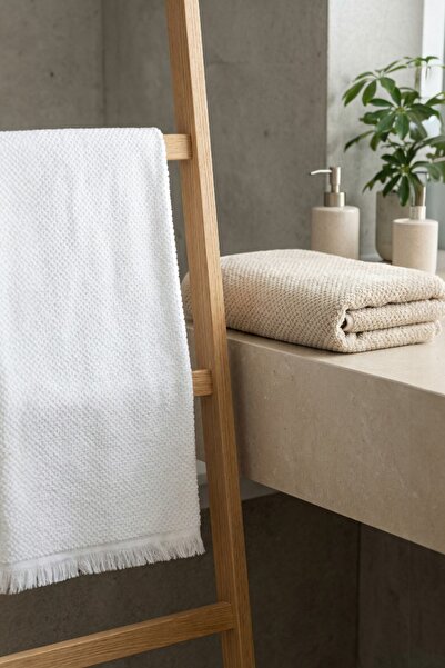 Anılsan Set 6 prosoape de maini Jelena - 50x90 Cm, 225 Gr, 100% bumbac, prosoape spa si hotel, potrivite pentru utilizare zilnica