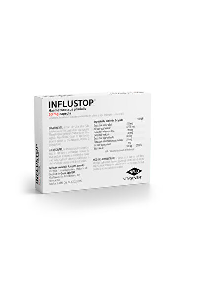 Influstop Food supplement, Influstop, against inflammation and infections, 15 capsules