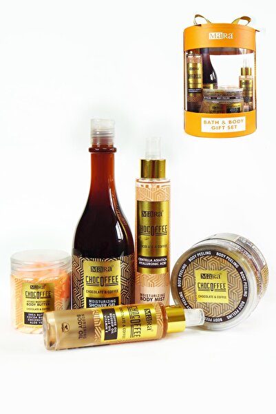 Mara Chocoffee Çikolata Kahve 5'li Vücut & Cilt Bakım Seti